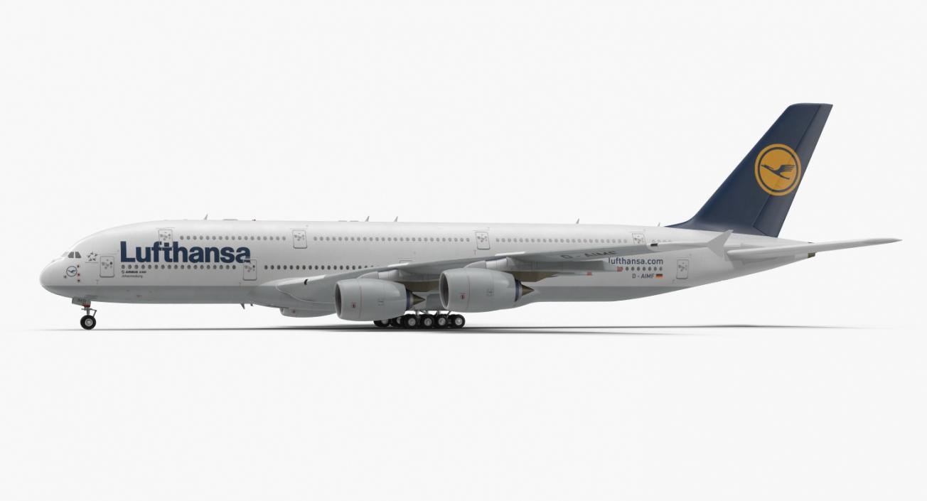 Airbus A380-1000 Air France 3D